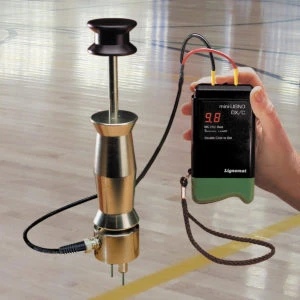 mini-Ligno DX/C moisture meter with depth electrode E12 to measure sub-floors without removing floor planks.