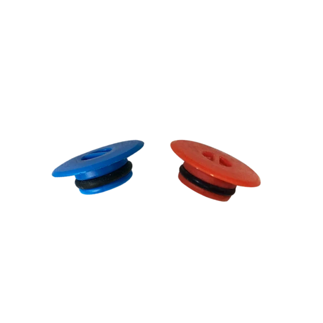 Red and Blue Caps for RH Sleeves