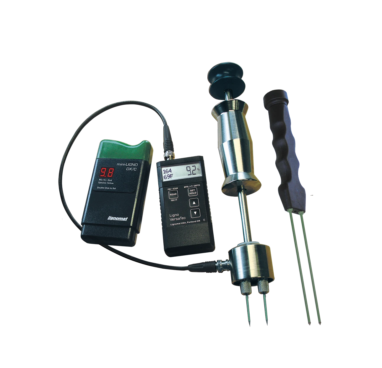 Pin Meters for Wood and other Materials - Lignomat