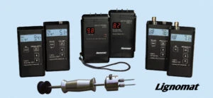 line of pin and pinless moisture meters from Lignomat