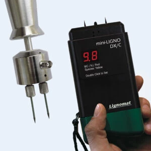 Pin meter with slide hammer can check if wood is stable throughout the core.