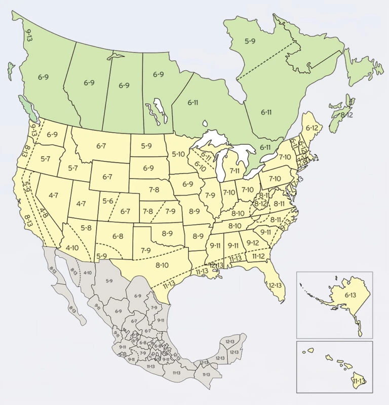 Climate Zone Map for Choosing the Right Wood Moisture Content